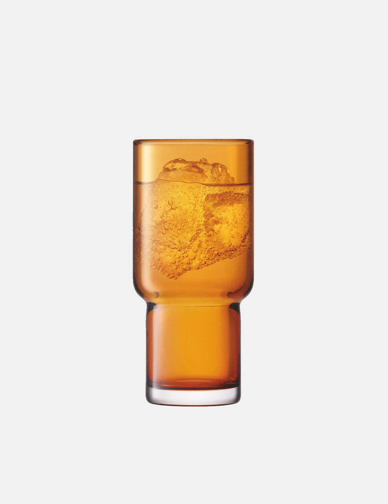 LSA International Utility Highball Tumbler (Set of 2, 390ml) - Amber