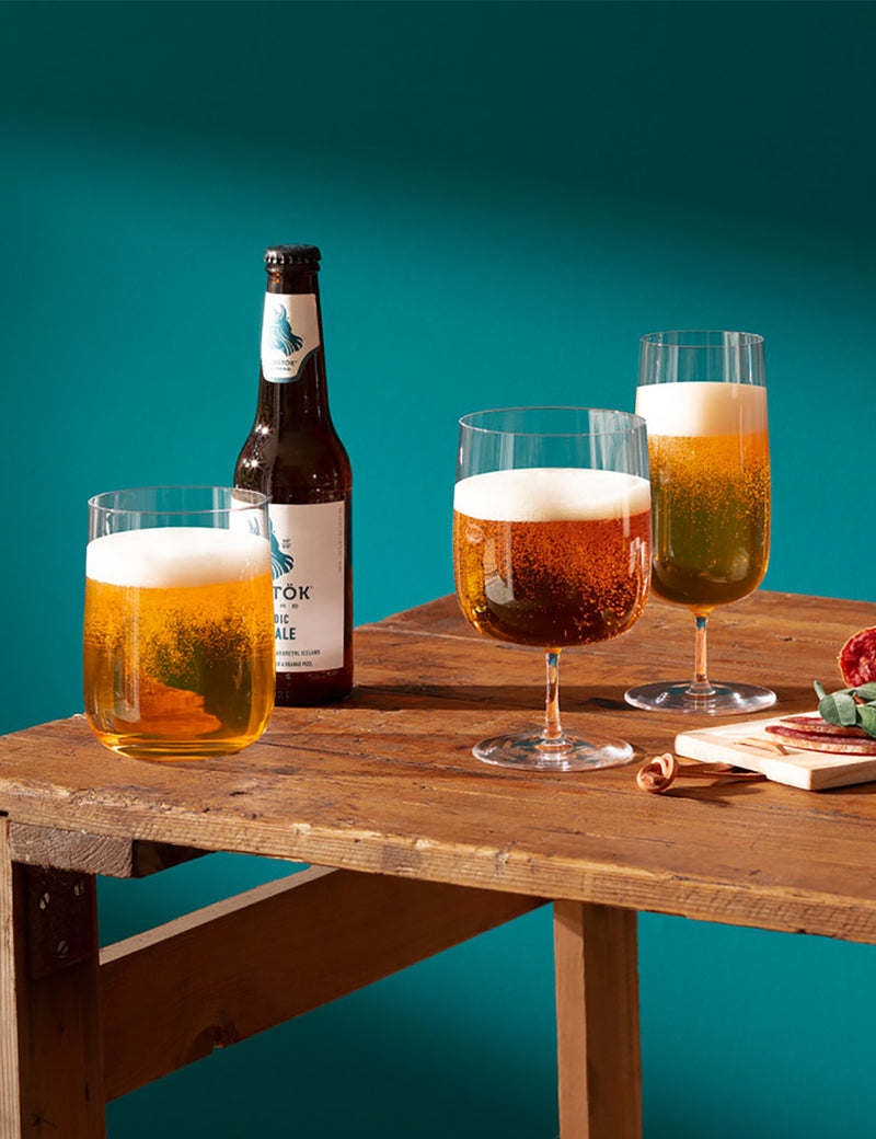 LSA International Borough Craft Beer Glass (Set of 4, 625ml) - Clear