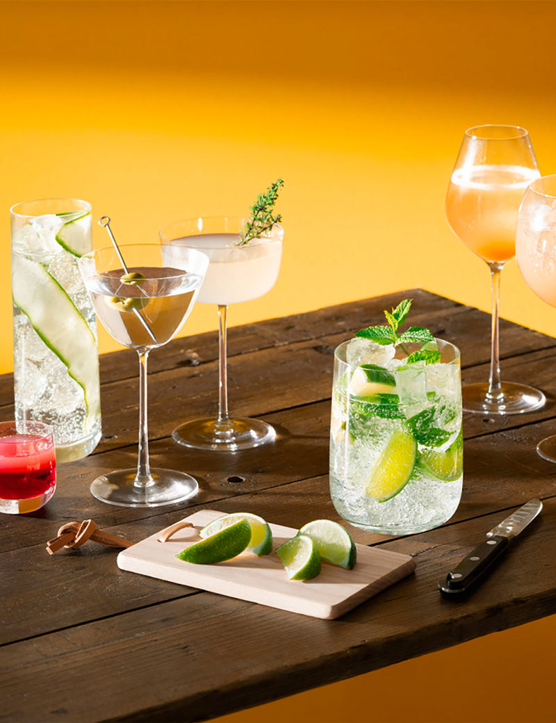 LSA International Borough Martini Glas (4er-Set, 195 ml) - Klar
