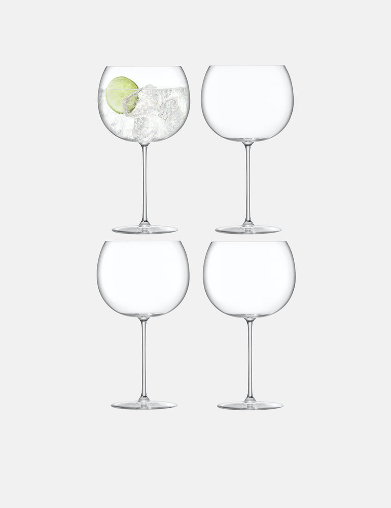 LSA International Borough Balloon Wine Glass (Set of 4, 680ml) - Clear