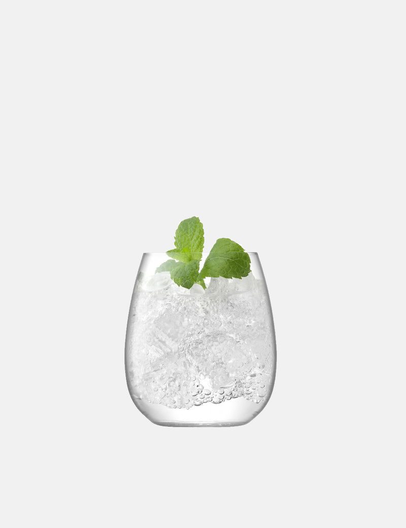 LSA International Borough Stemless Glass (Set of 4, 455ml) - Clear