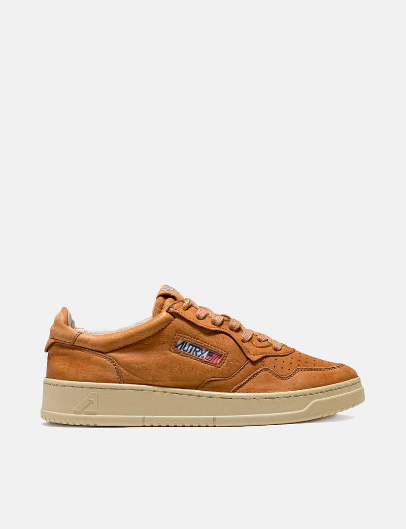 Autry Medalist GG22 Trainers (Goat Leather) - Rum