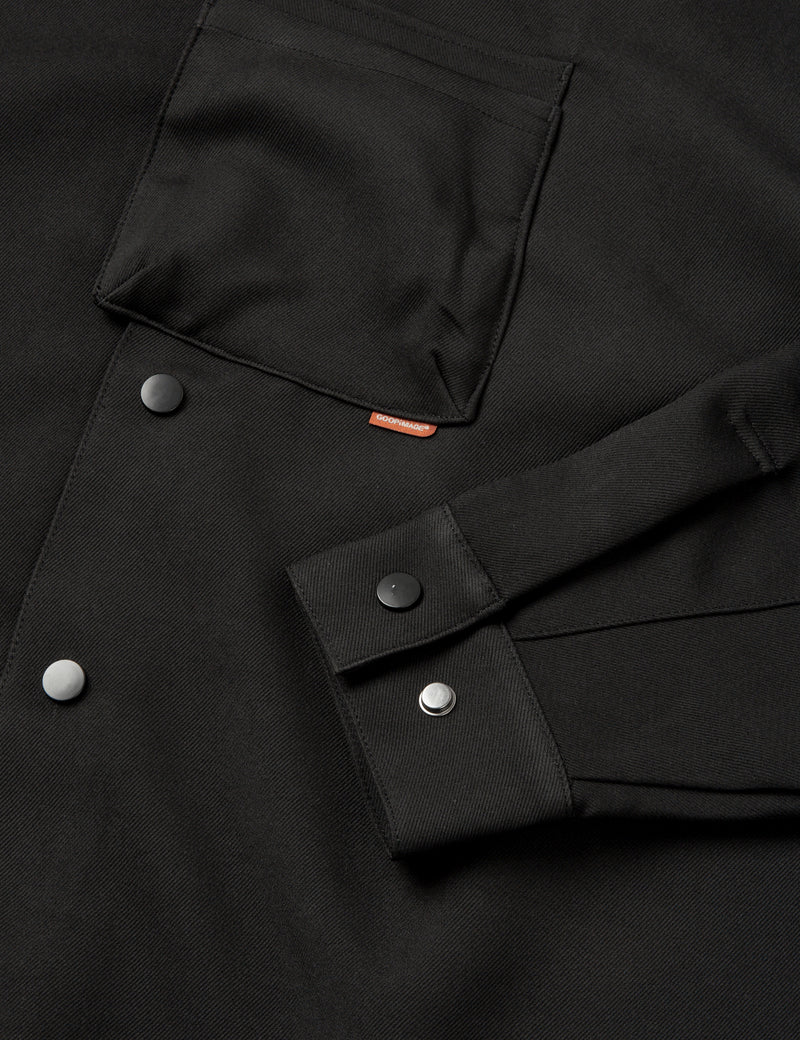 GOOPiMADE GNV-13 SOFTBOX Wide Pocket Shirt - Black