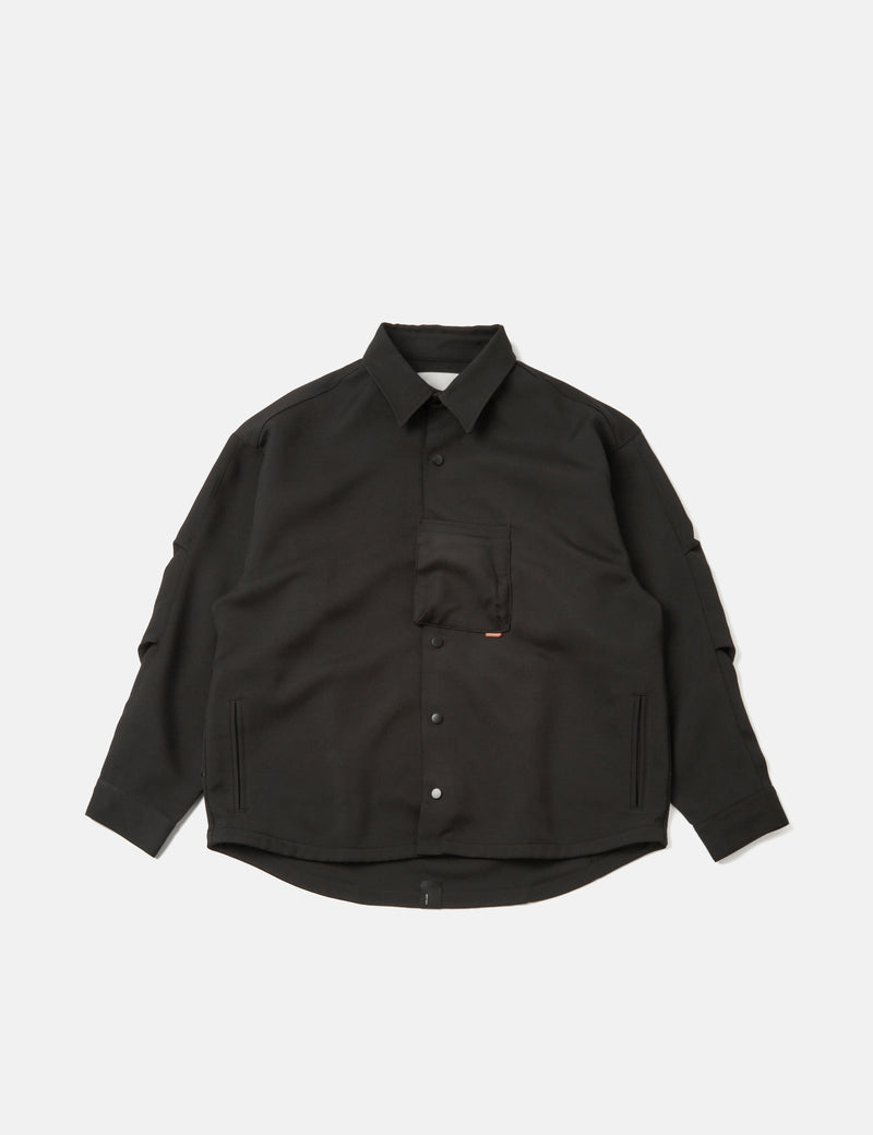 GOOPiMADE GNV-13 SOFTBOX Wide Pocket Shirt - Black