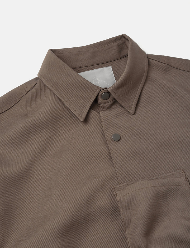 GOOPiMADE GNV-13 SOFTBOX Wide Pocket Shirt - Taupe