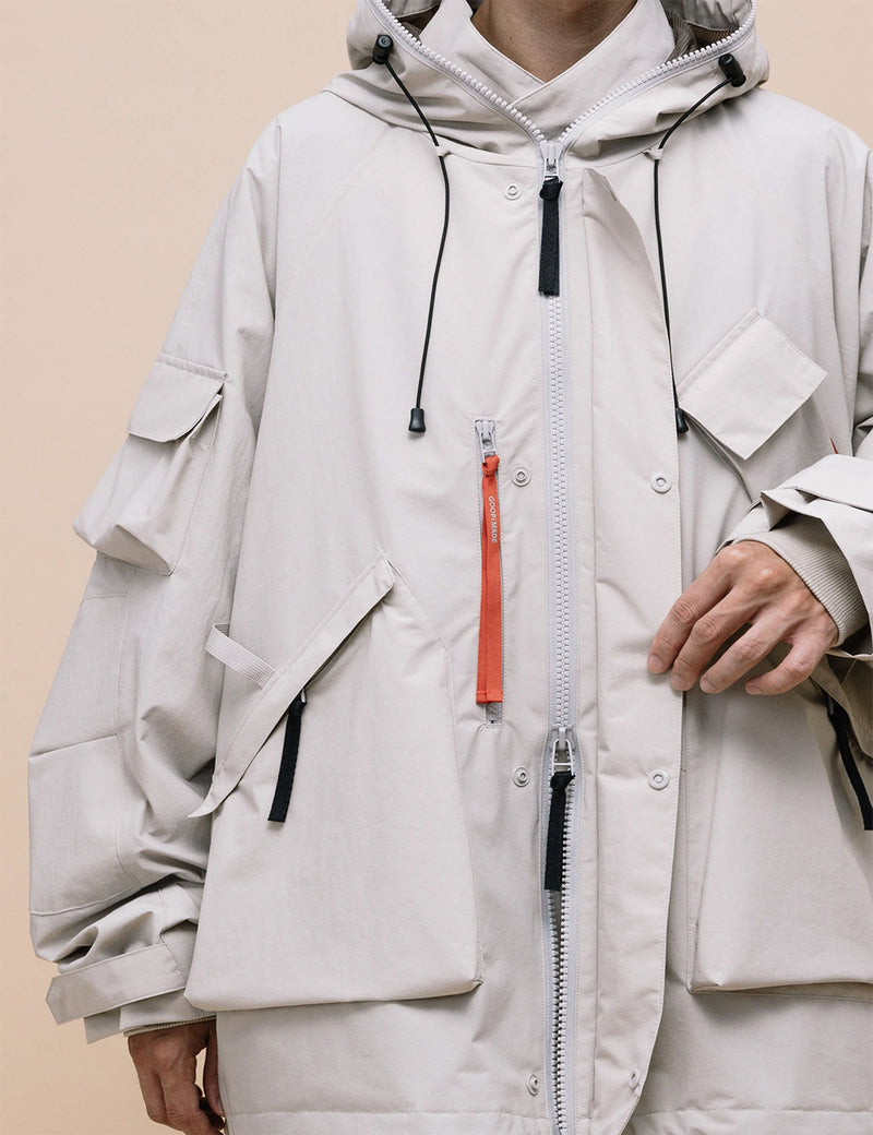 GOOPiMADE P.L5S Mountain Parka - Bone Ecru