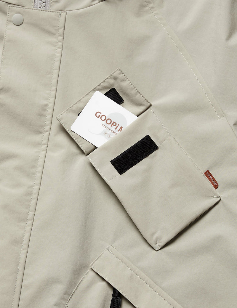 GOOPiMADE P.L5S Mountain Parka - Bone Ecru