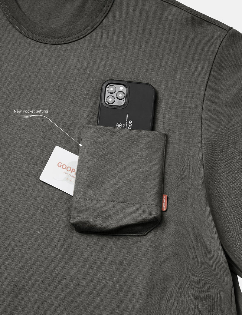GOOPiMADE Archetype-01 3D Pocket T-Shirt - Mud
