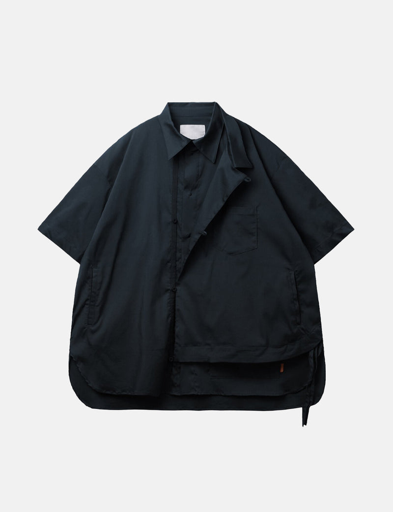 GOOPiMADE “GNV-05” SoftBox 2-Layer Shirt - Bathyal