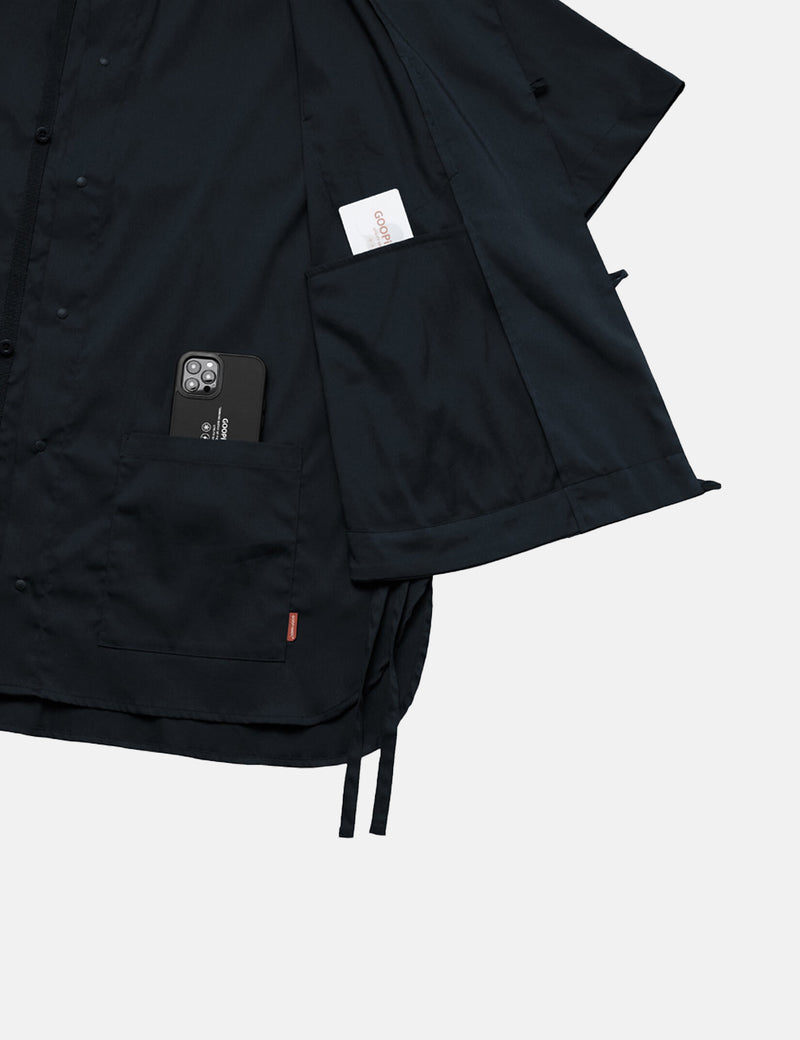 GOOPiMADE “GNV-05” SoftBox 2-Layer Shirt - Bathyal