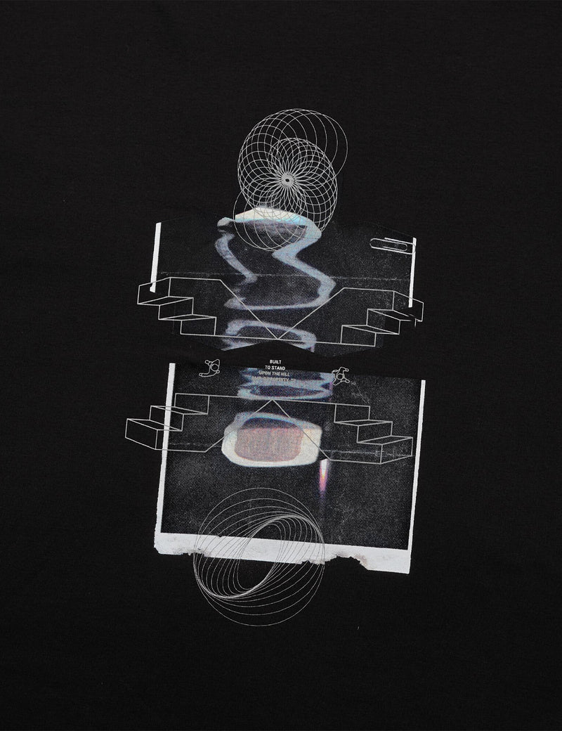 GOOPiMADE Nes-03"Gewicht"T-Shirt Graphique - Gris Ombre