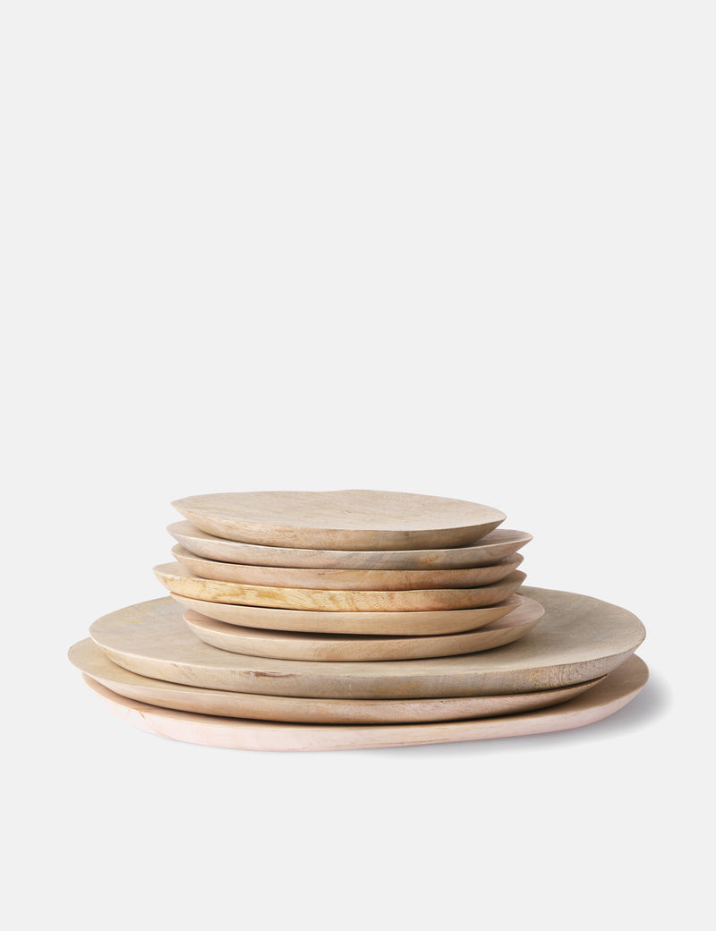 HKliving Plates - Mango Wood