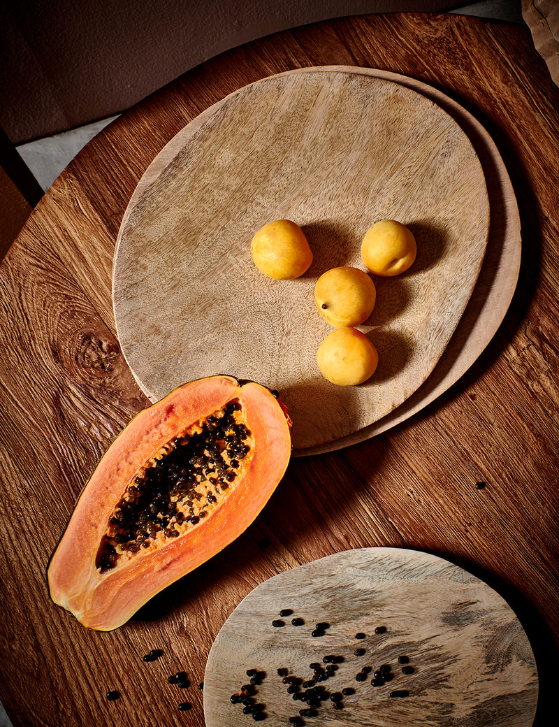 HKliving Plates - Mango Wood