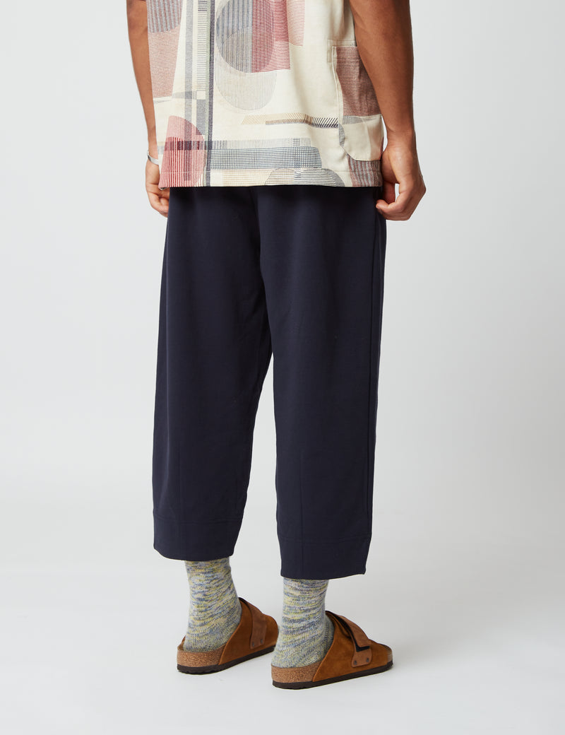 Norbit Double Pocket Tuck Pants - Navy Blue