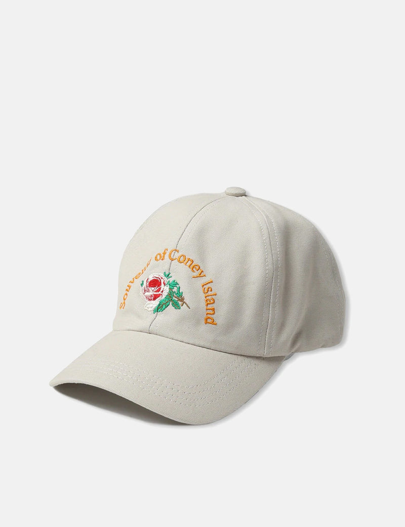 Corridor Souvenir of Coney Island 6-Panel Cap - Ecru