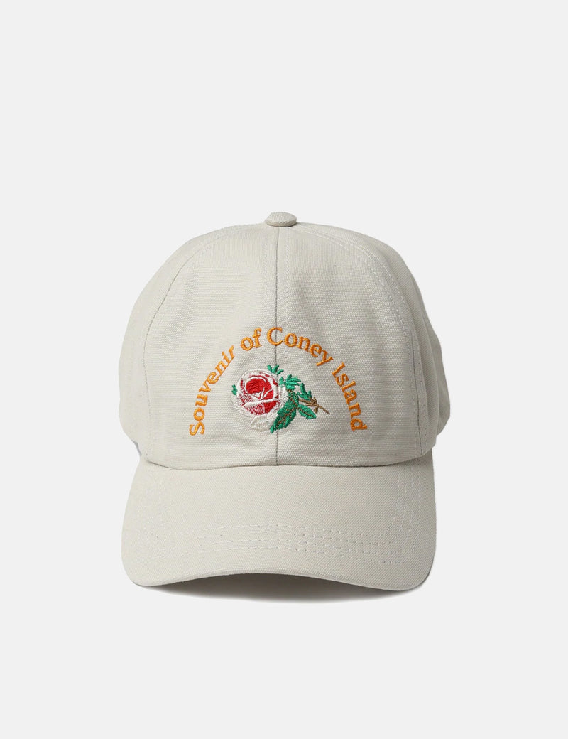 Corridor Souvenir of Coney Island 6-Panel Cap - Ecru