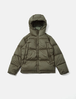 Snow Peak Recycled Light Down Jacket - Olive Green