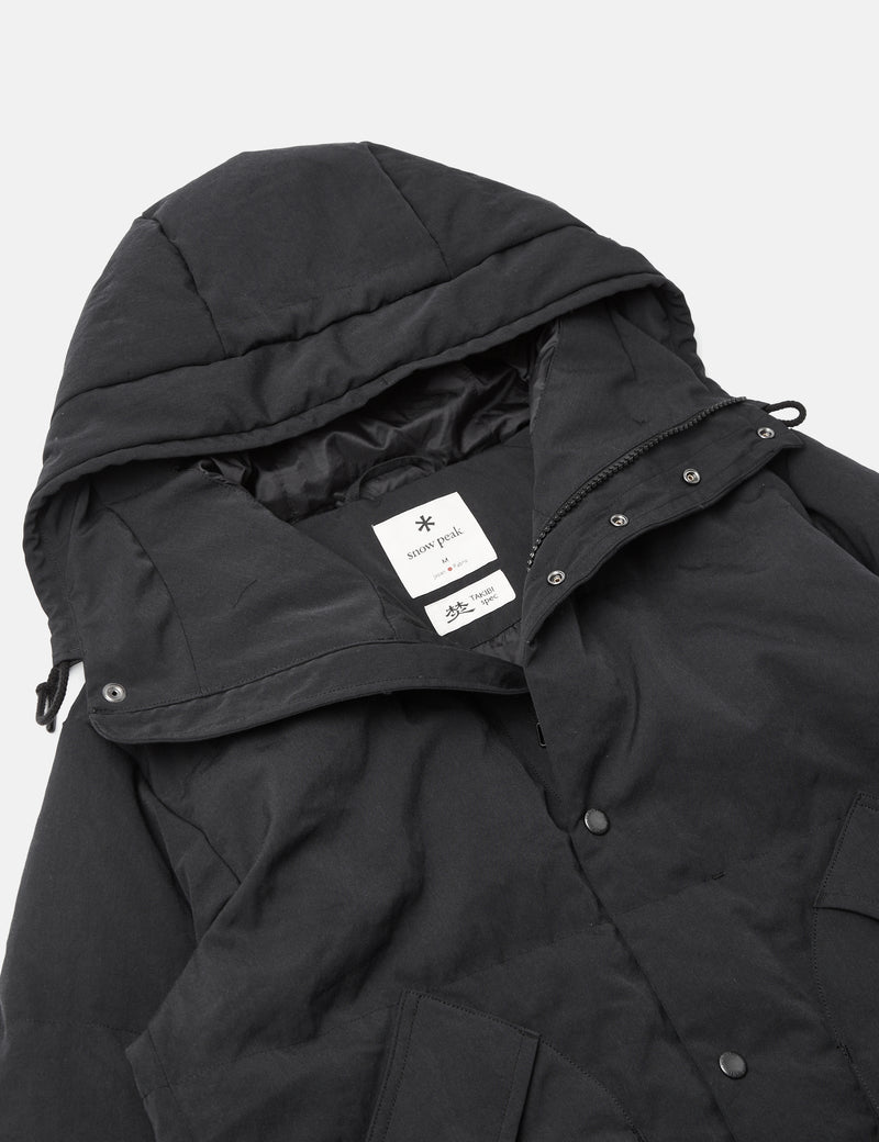 Snow Peak TAKIBI Down Coat - Black