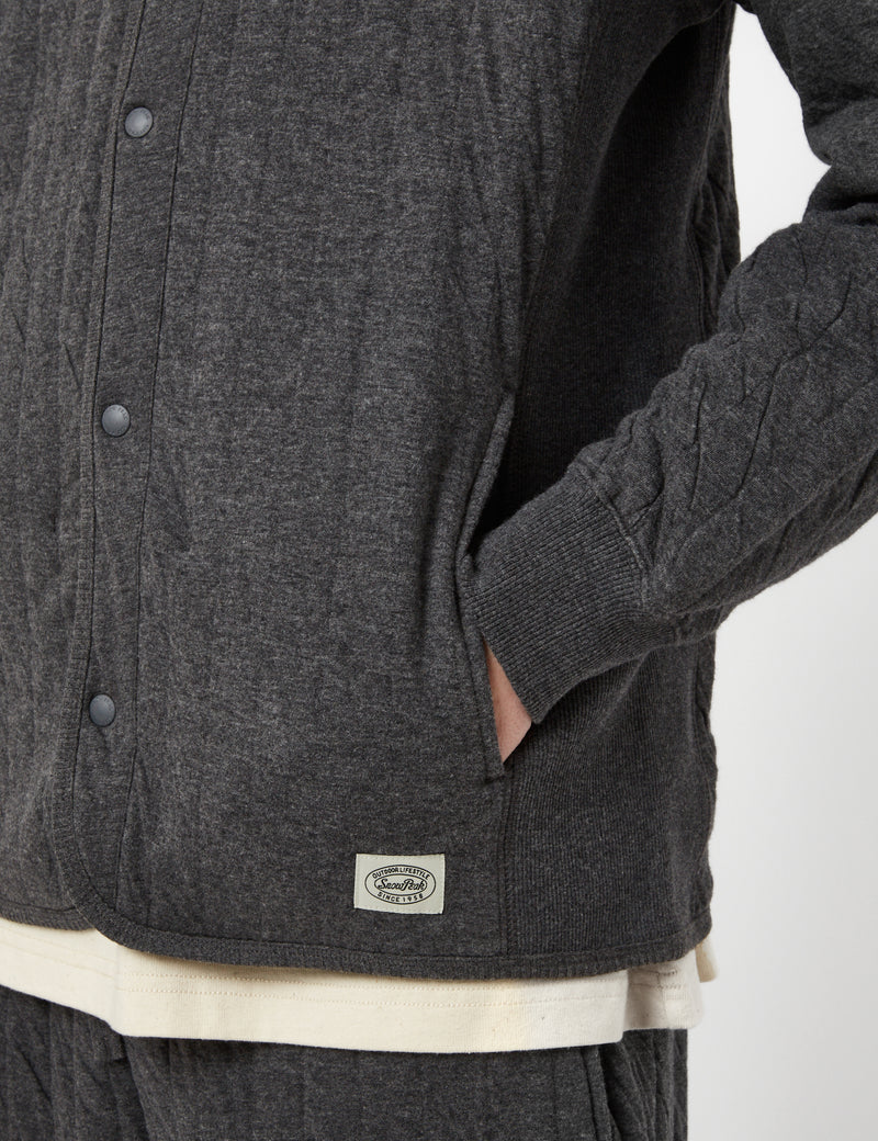 Snow Peak Natural Warm Stretch Cardigan - Grey
