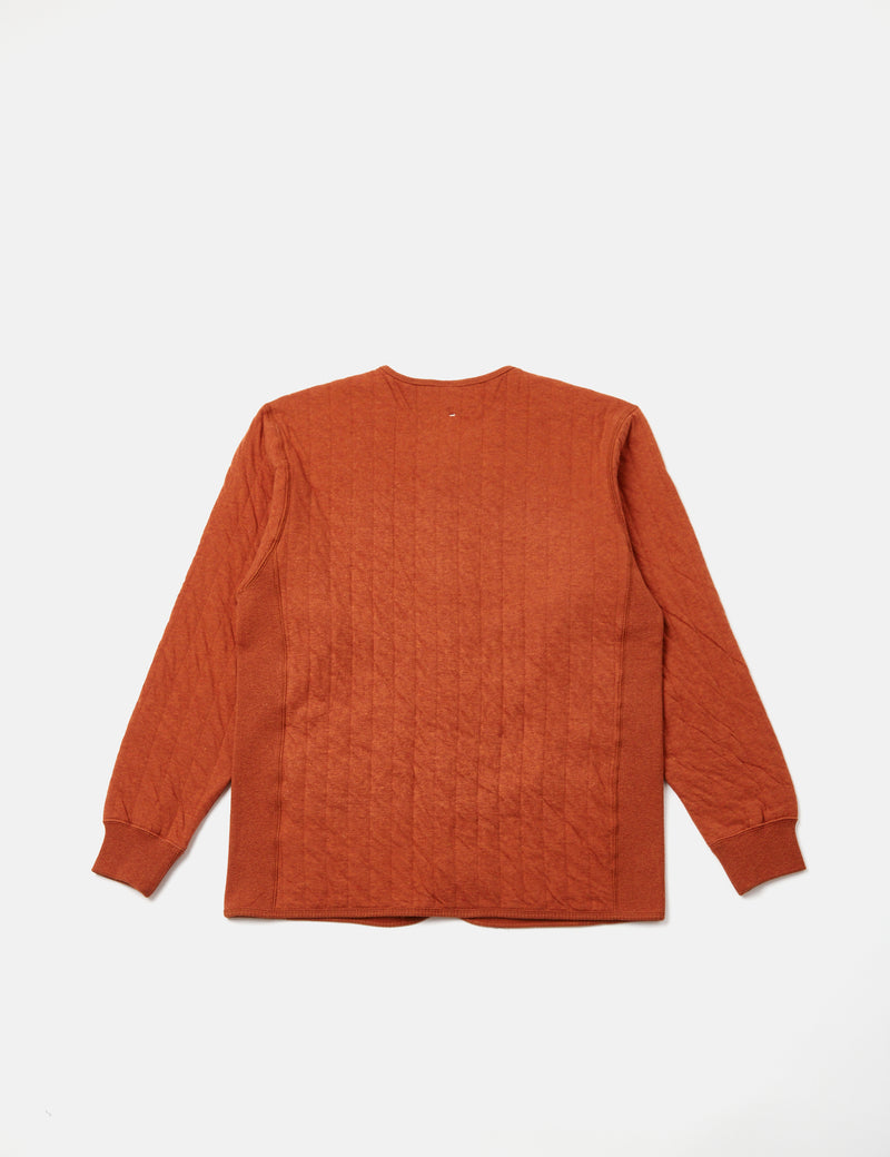 Snow Peak Natural Warm Stretch Cardigan - Orange