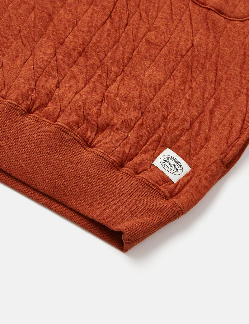 Snow Peak Natural Warm Stretch Pullover - Orange