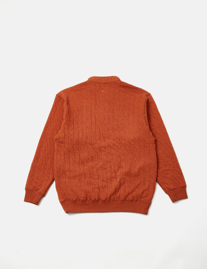 Snow Peak Natural Warm Stretch Pullover - Orange