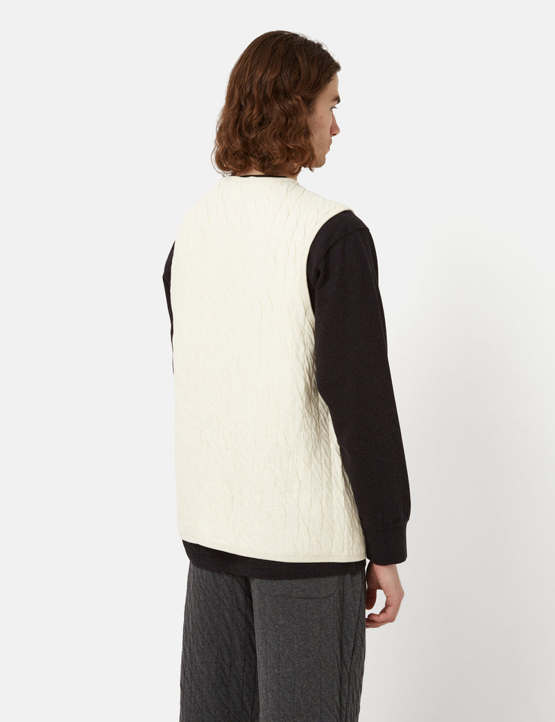 Snow Peak Natural Warm Stretch Vest - Ecru