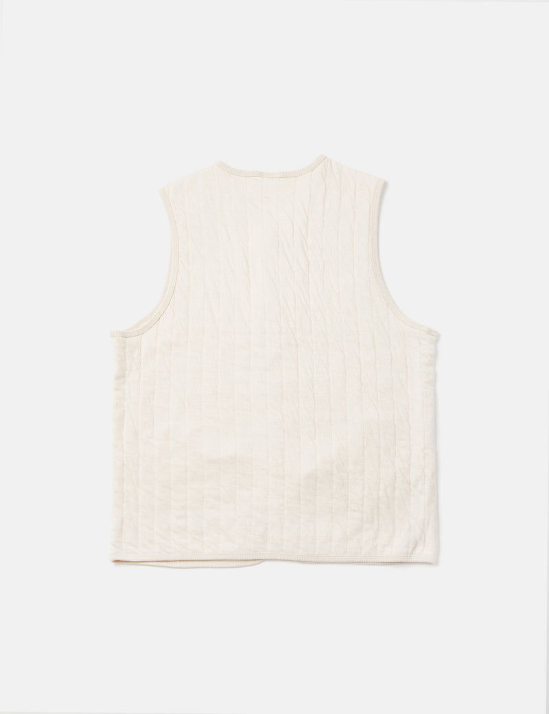 Snow Peak Natural Warm Stretch Vest - Ecru