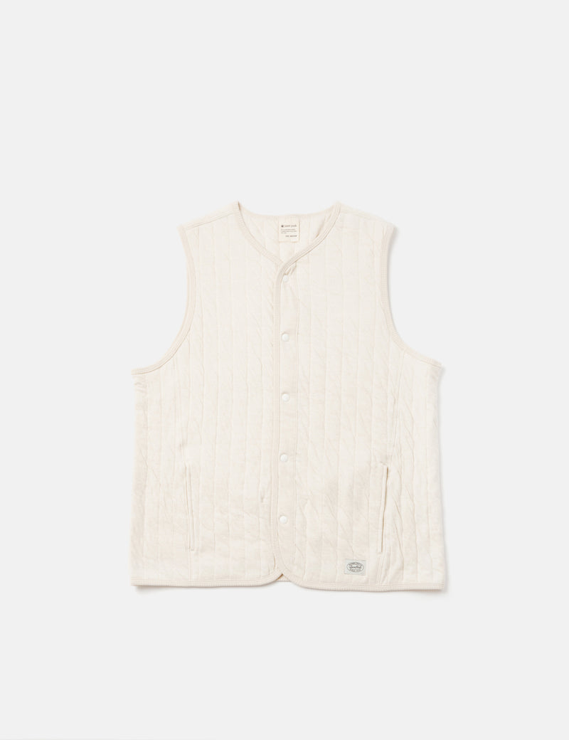 Snow Peak Natural Warm Stretch Vest - Ecru