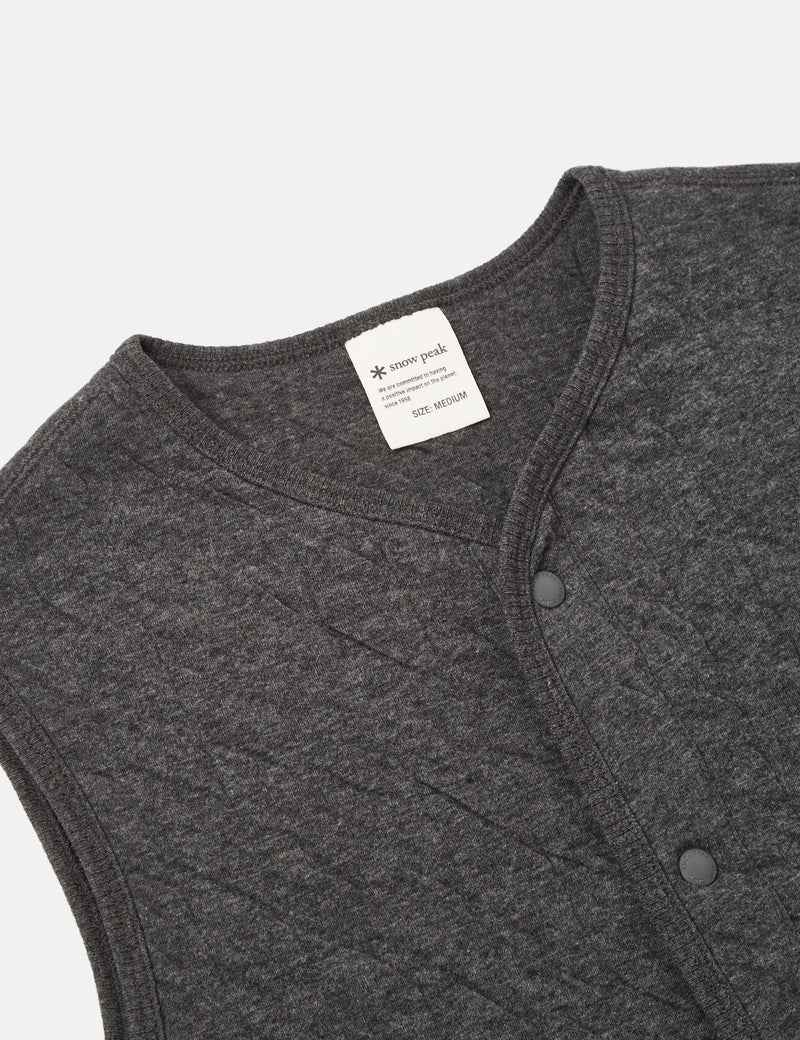 Snow Peak Natural Warm Stretch Vest - Grey