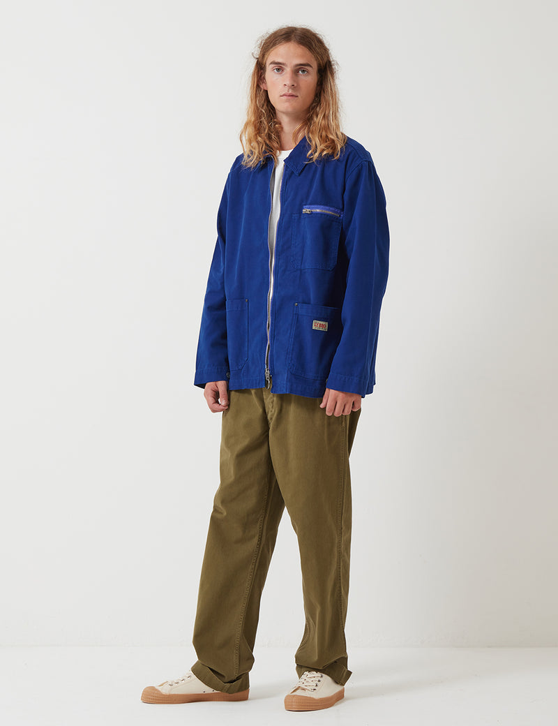 Nigel Cabourn Welders Jacket - Royal Blue