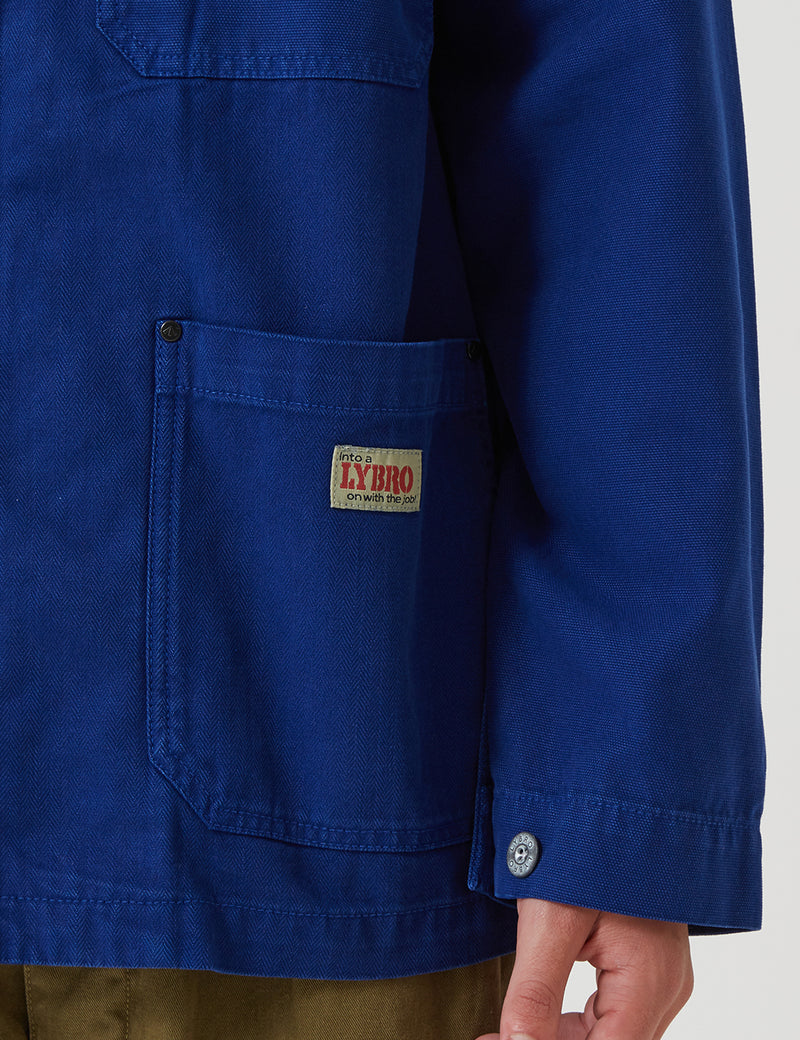 Nigel Cabourn Welders Jacket - Royal Blue