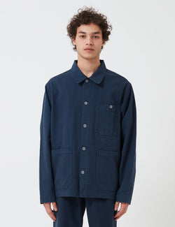 Nigel Cabourn British Army Jacket (Cotton Herringbone) - Black Navy