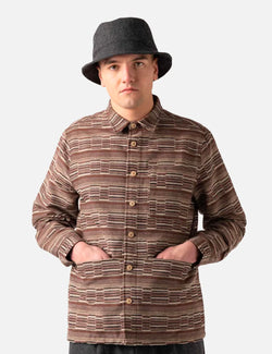 Kestin Rosyth Shirt Jacket - Grey Multi Jacquard