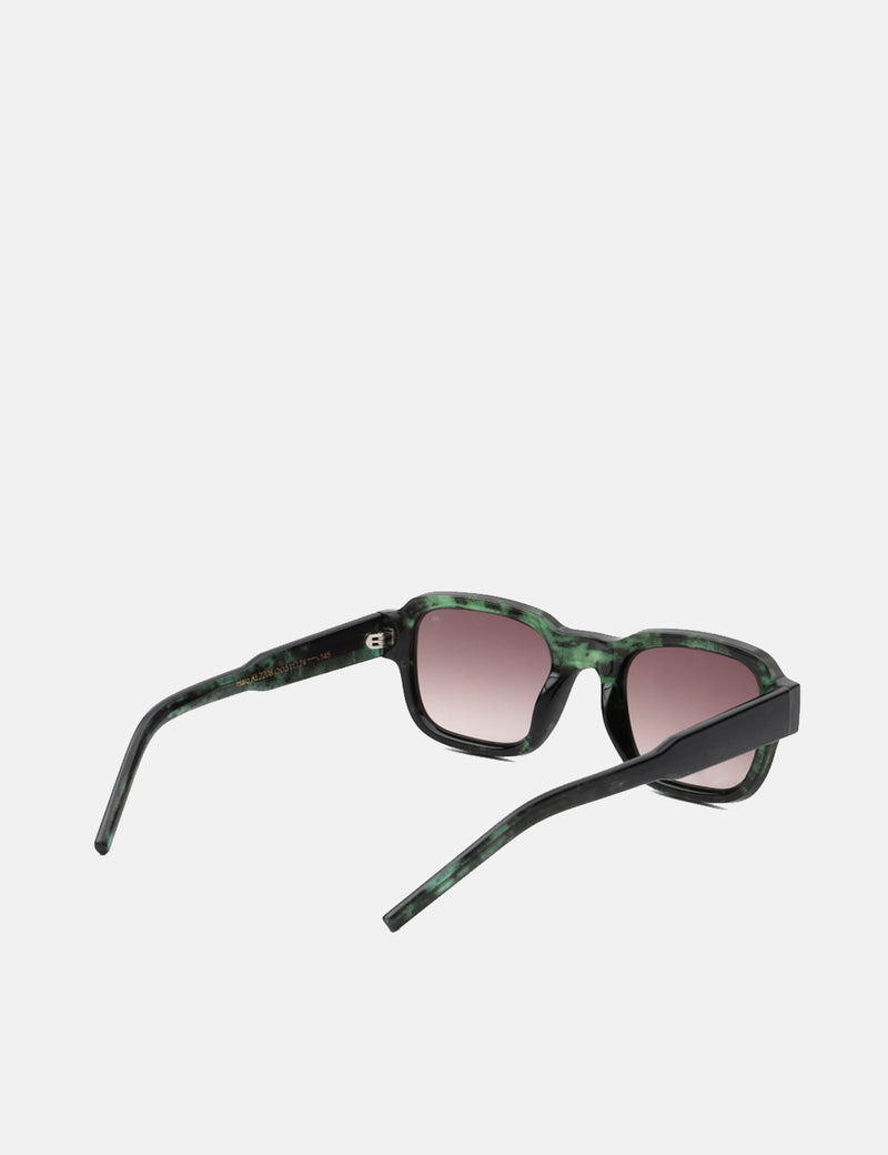 A.Kjaerbede Halo Sunglasses - Green Marble Transparent