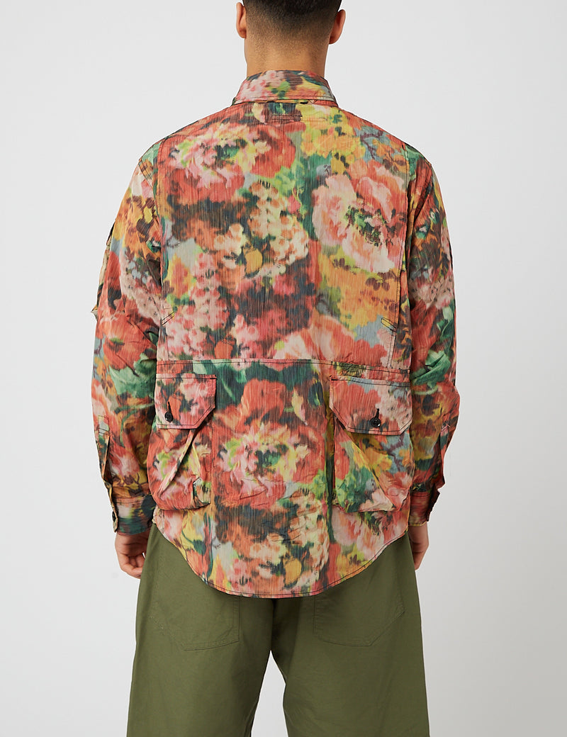 Engineered Garments Explorer Shirt Jacket - Multi Floral Camo