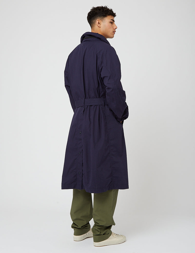 Engineered Garments Drizzler Coat (Duracloth) - Navy Blue I Article