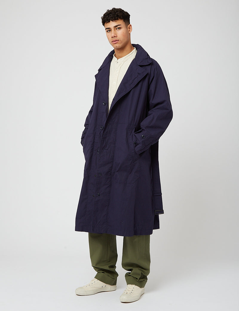 Engineered Garments ネイビー トレンチコートEngineered Garments