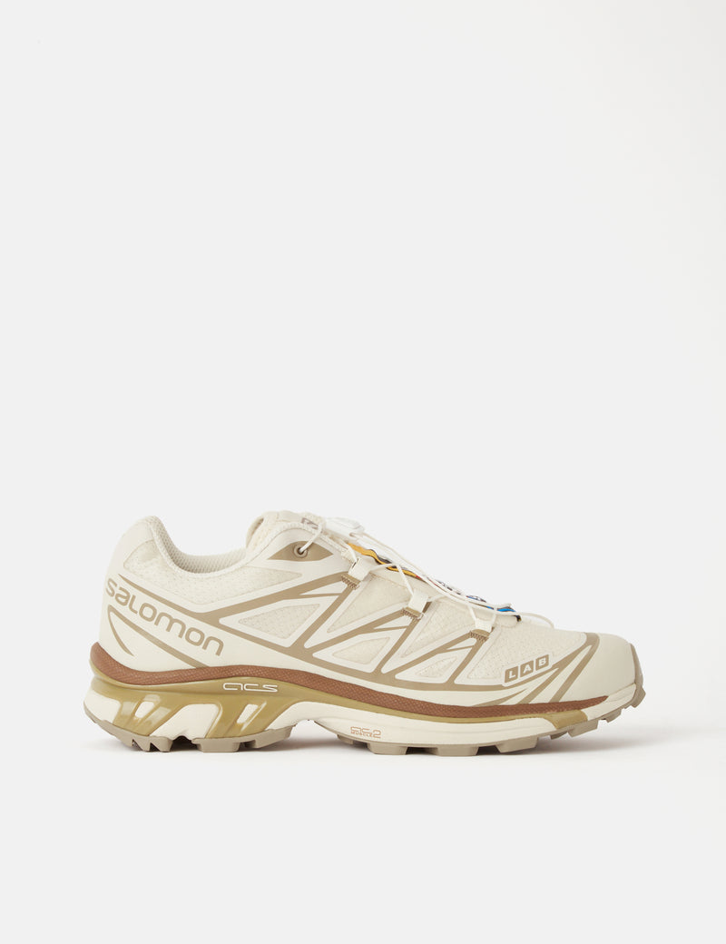 Salomon XT-6 Trainers - Turtledove/Vintage Khaki/Kelp