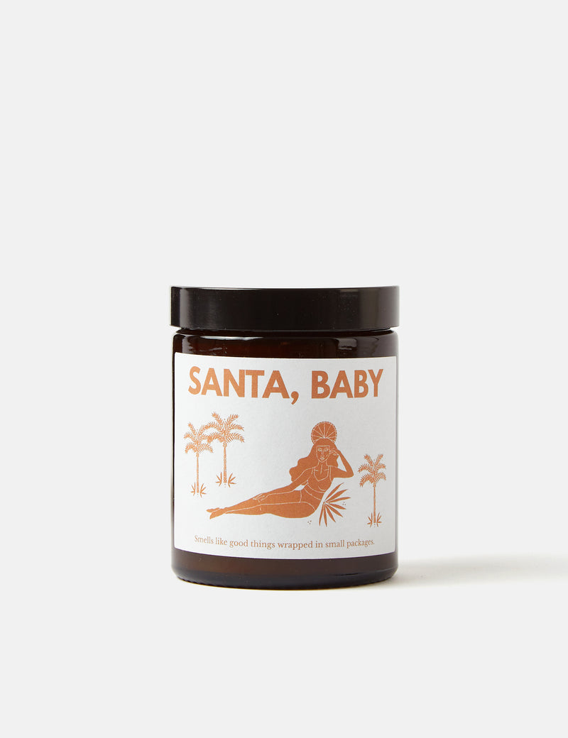Les Boujies Santa Baby Candle (6oz) - Frankincense, Amber & Myrhh
