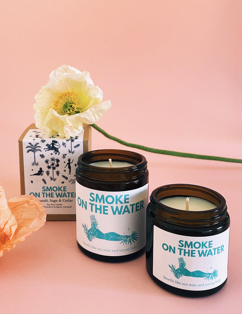 Les Boujies Smoke on the Water (6oz) - Sea Salt, Sage & Cedar