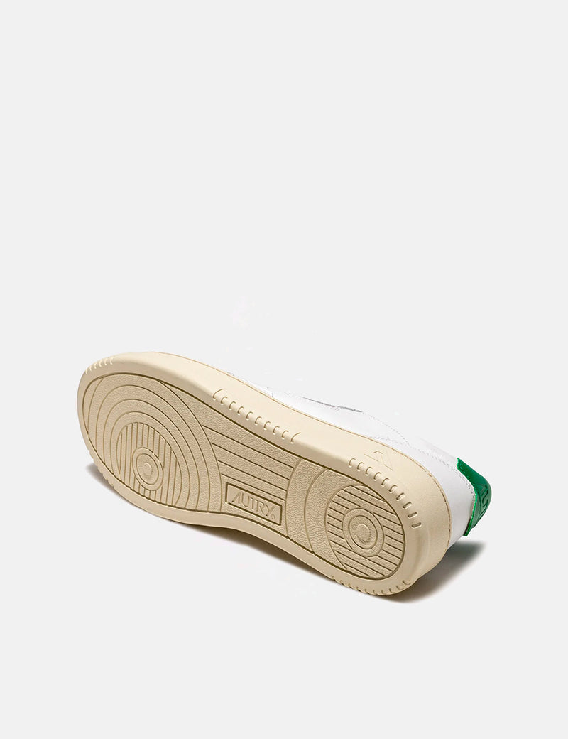 Autry Medalist LL20 Trainers (Leather) - White/Green