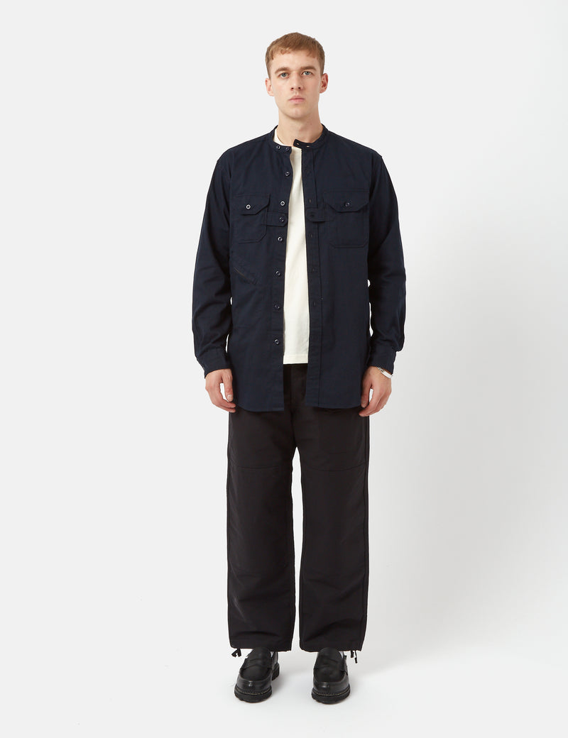 Engineered Garments Classic Shirt (Cotton Twill) - Navy Blue