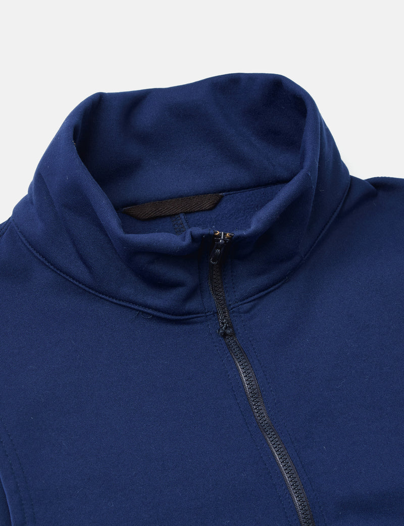 Engineered Garments High Mock Knit Vest (Fleece) - Navy Blue