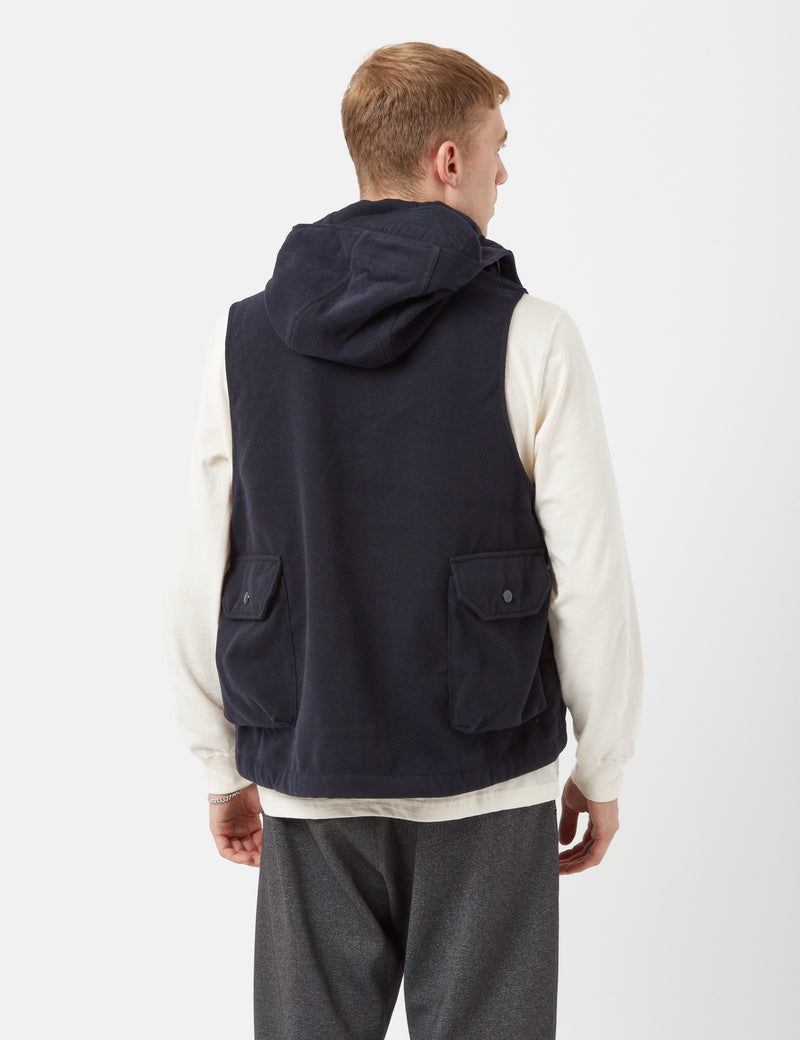 Engineered Garments Field Vest - Dark Navy Blue