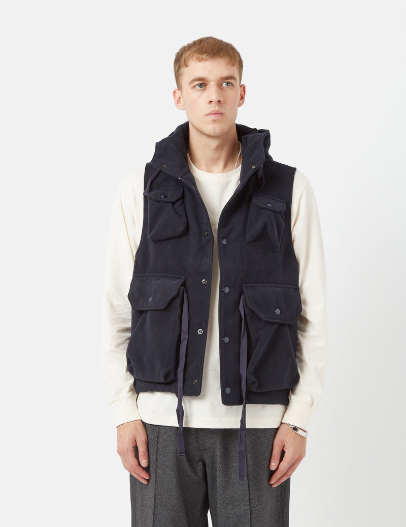 Engineered Garments Field Vest - Dark Navy Blue