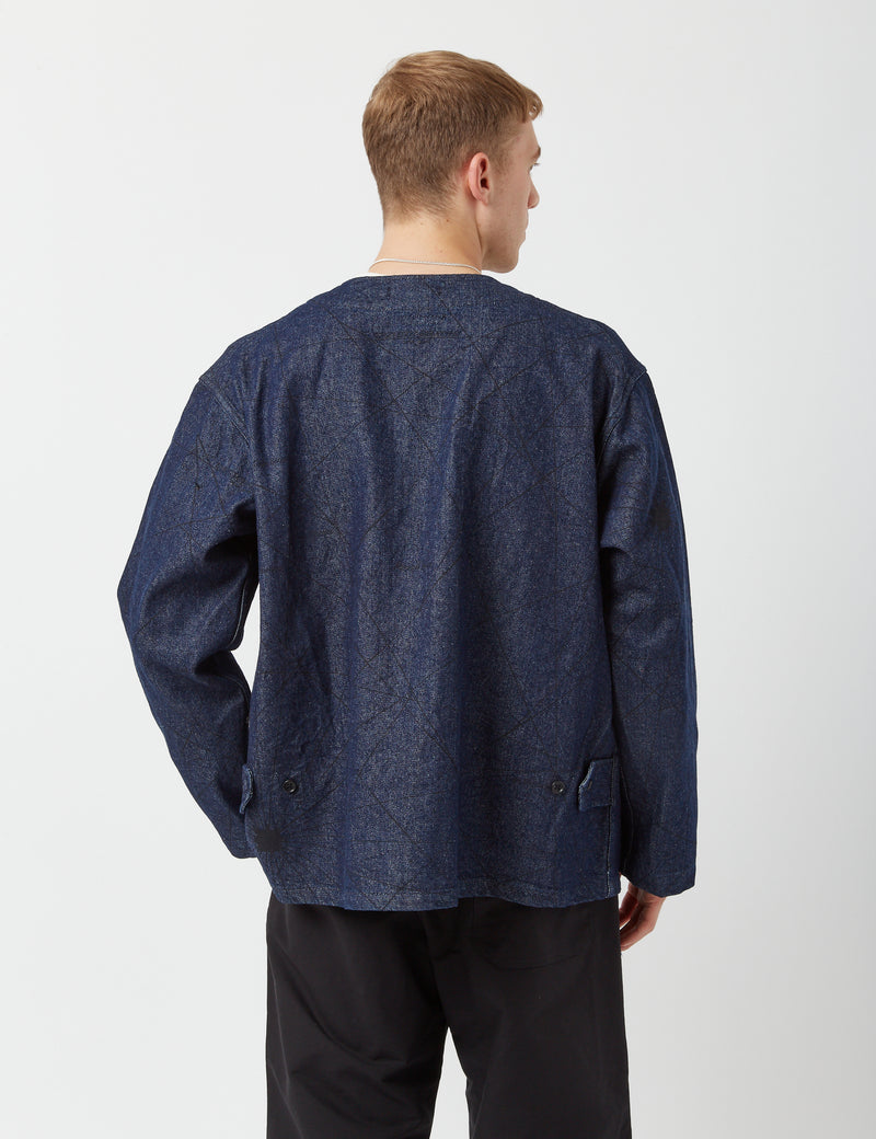 Veste à imprimé nautique Engineered Garments (12oz Denim) - Bleu indigo