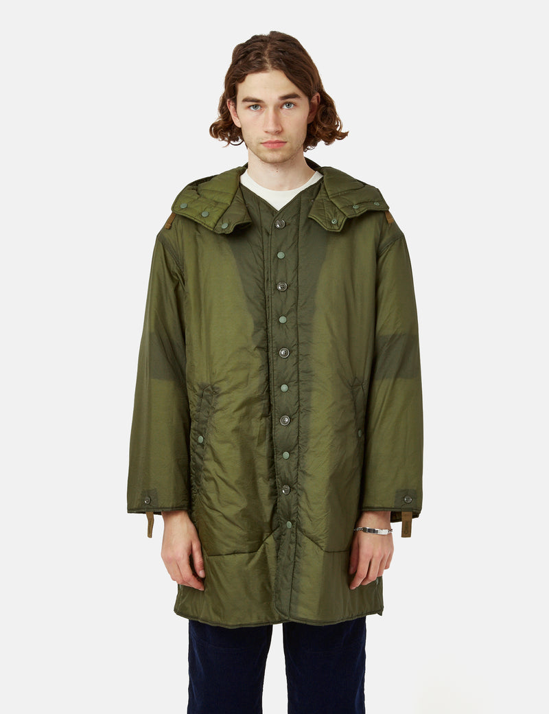 Engineered Garments Liner Jacket (Micro Ripstop) - Olive Green I