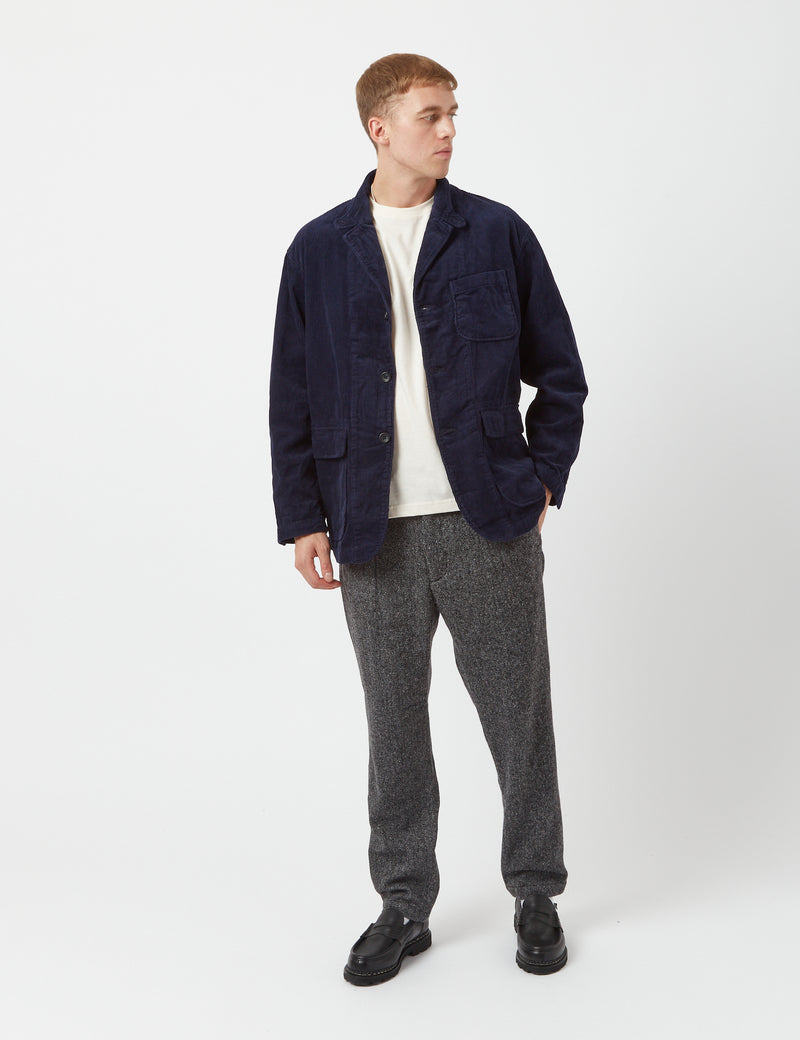 Engineered Garments Carlyle Herringbone Wool Pant (Tapered) - Grey