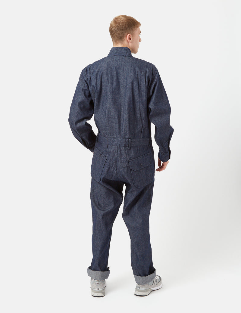Engineered Garments Racing Suit (8oz Denim) - Indigo Blue
